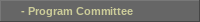Program Committee
